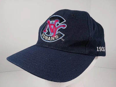 Gorra ajustable New York Cubans 1935 Liga Negra Béisbol NLBM Azul Marino Foto 1 de 4