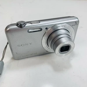 Sony Cyber-Shot DSC-W710 16.1MP Digital Camera w/5x Optical Zoom Silver - Picture 1 of 5