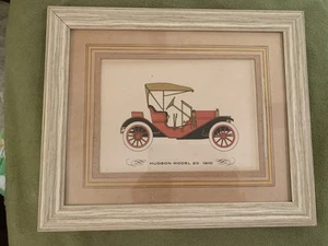 Impresión Hudson Modelo 20 1910 Vintage Años 50 enmarcada - Imagen 1 de 3