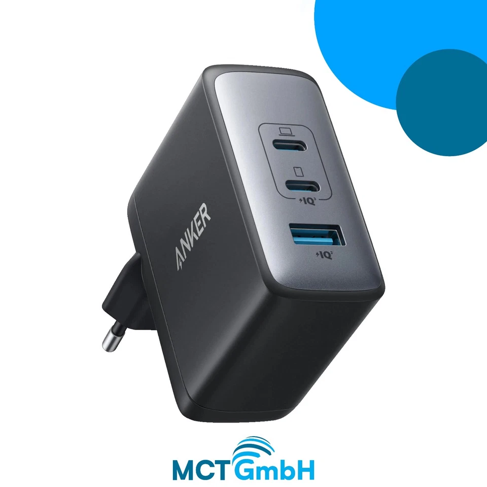100W USB C Ladegerät Anker 736 Charger (Nano II) Schnellladegerät 3-Port USB C
