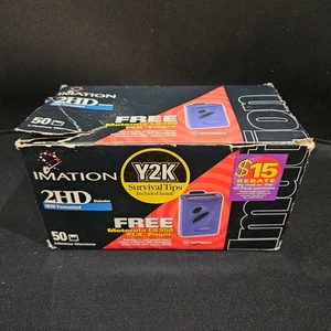 1999 Imation 2HD Diskettes IBM Formatted 50 Count New - Picture 1 of 2