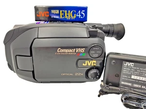 JVC GR-AXM23E VHS-C PAL Compact VHS Camcorder Video Camera VideoMovie Vintage - Afbeelding 1 van 24
