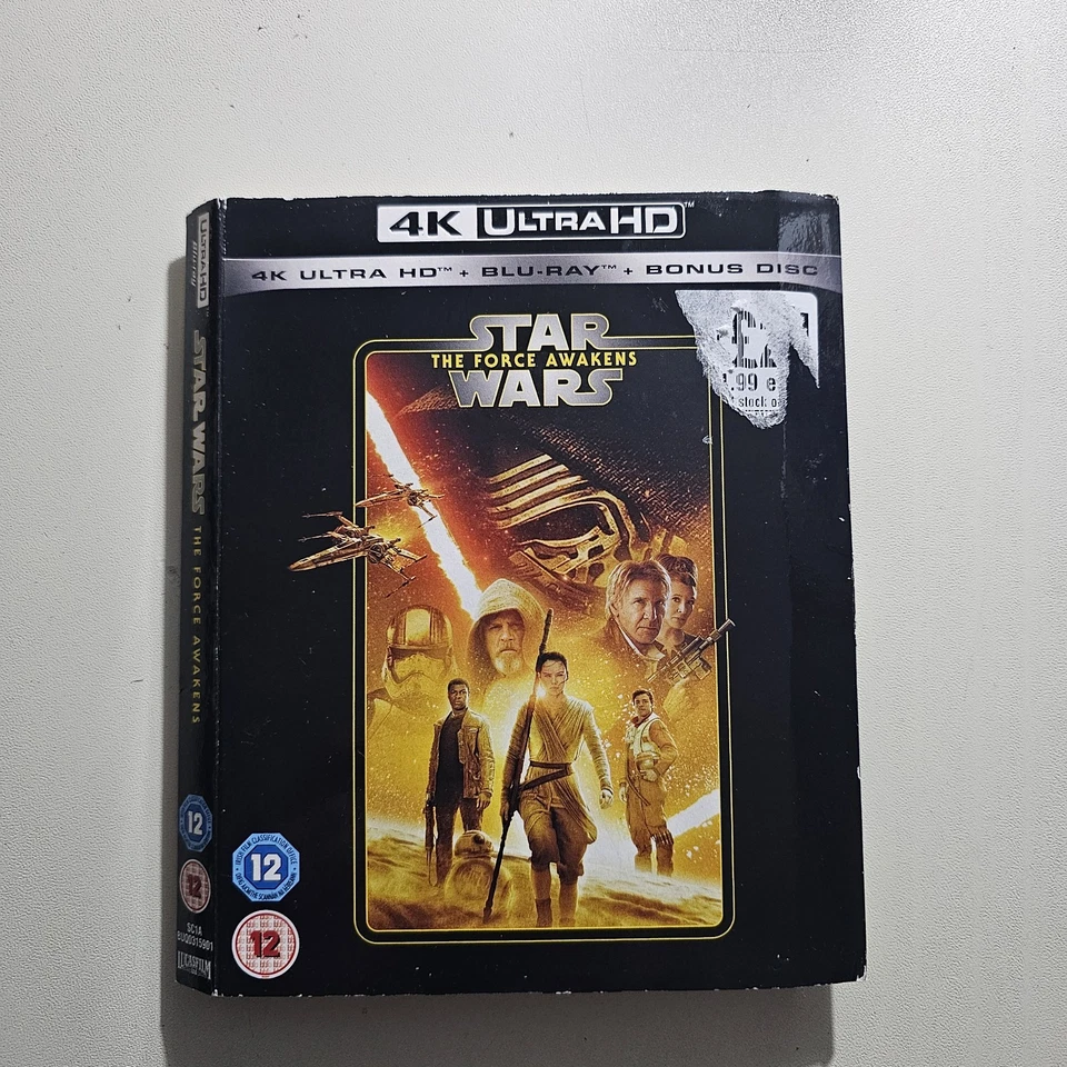 Star Wars: The Force Awakens 4K UHD Cardboard Replacement Slipcover Only  - Image 1 of 1
