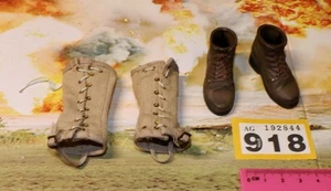 1/6 Scale WWII US Boots Gaiters For Dragon Dreams DID Action Figures Y918 - Picture 1 of 1