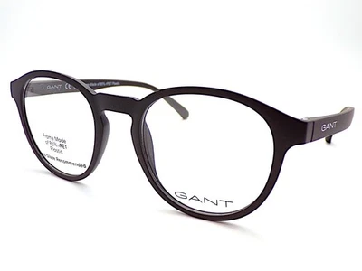 Gant Glasses Frame Round Matte Black 50mm Men's Women's Eyeglasses GA3301 002 - Image 1 of 4