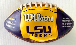 2003  LSU TIGERS  NCAA CHAMPIONSHIP  COMMEMORATIVE  WILSON MINI FOOTBALL    C5 - Picture 1 of 4
