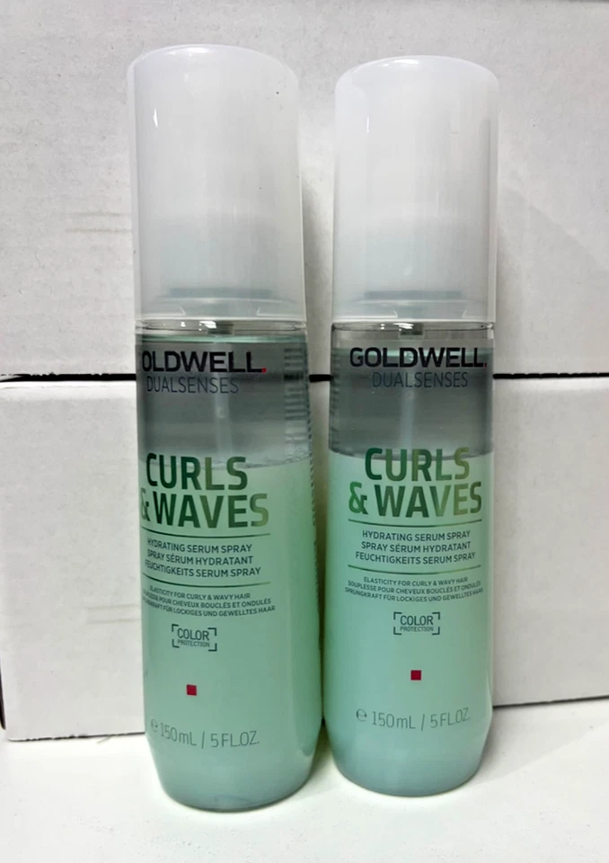 2 PACOTES de soro hidratante Goldwell Dualsenses CURLS & WAVE SPRAY 5 oz/150 ml - Imagem 1 de 1