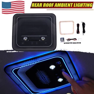 APP Music Control RGB LED Car Roof Dome Reading Atmosphere Lamp Door Decor Light - Picture 1 of 19
