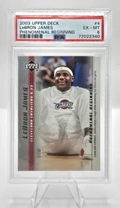 2003 Upper Deck LeBron James Phenomenal Beginning PSA 6 - Cavaliers - Bild 1 von 2