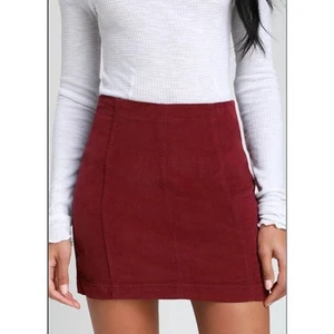 Free People moderner Femme Cord Minirock Größe 2 - Bild 1 von 6
