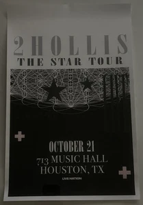 2 Hollis "The Star Tour" 11x17 Veranstaltungsort Poster 21.10.25 - Bild 1 von 10