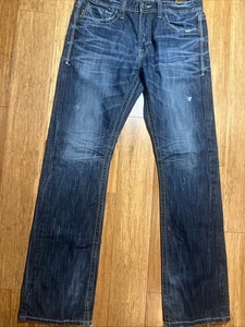 Salvage Supply Co Mayhem Boot Jeans 32L Regular Fit Blue Stretch Premium Denim - Picture 1 of 9