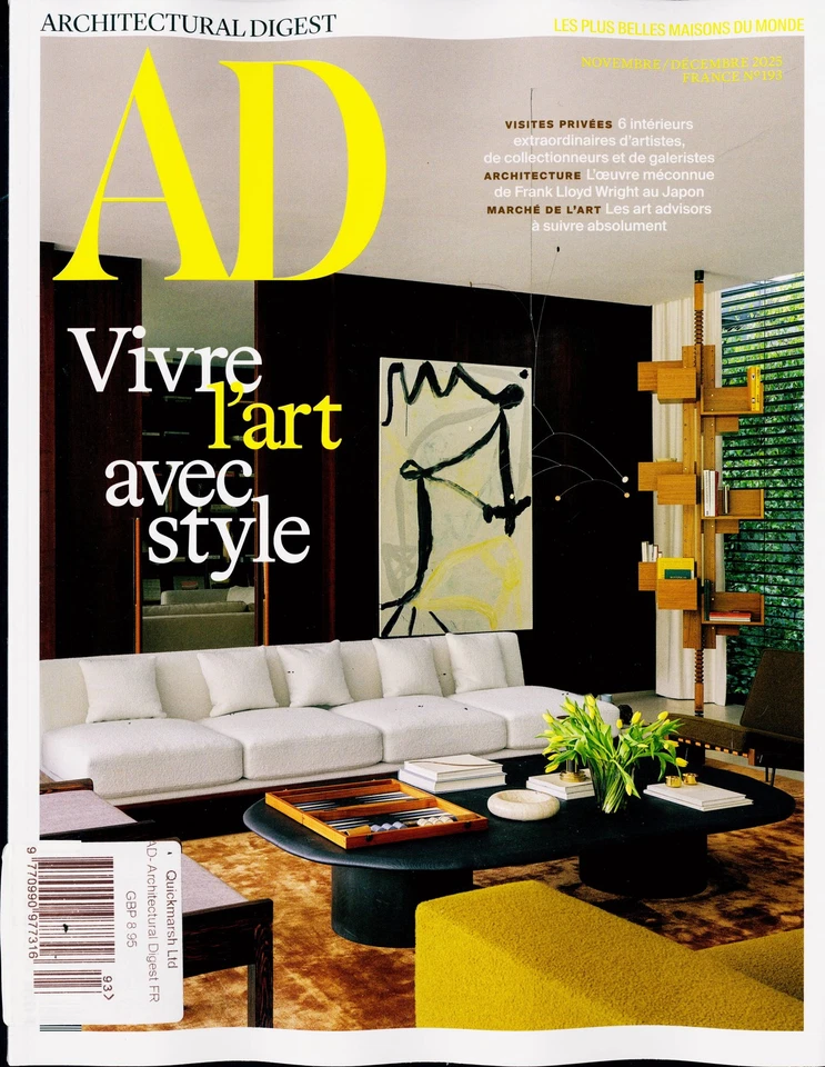 ARCHITECTURAL DIGEST FRENCH MAGAZINE NO 193 - Image 1 of 1