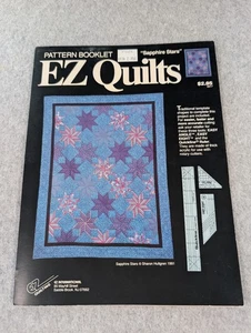 EZ Quilts MUSTERHEFT "Sapphire Stars" 60127 Hultgren Triangle Template - Bild 1 von 4