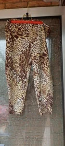Da Capri Leggings, Marke:Nik Oliver, Gr:Xl, Leo, Optik Braun/beige, - Bild 1 von 4