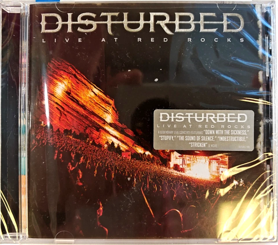 Disturbed Live At Red Rocks CD Album 2016 heavy Metal on Reprise Records Foto 1 de 4