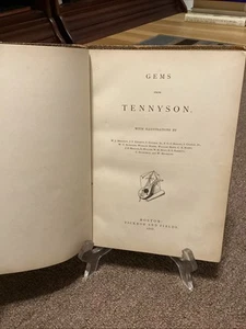 Gems from Tennyson ~ Alfred Tennyson • 1866 Ticknor and Fields illustrated - Picture 1 of 9
