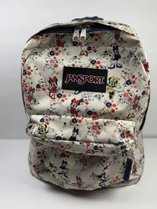 Disney Jansport Minney Mouse Daisy Duck Backpack Superbreak Pockets Padded - Picture 1 of 16