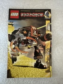 Lego 8101 Exo-Force: Claw Crusher Complete W/Manual & Minifig, No Stickers