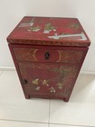 Chinese Red Lacquer Cabinet