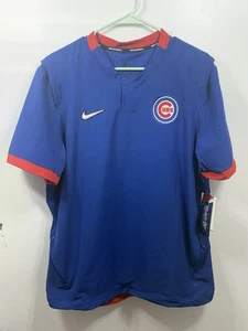 Nike Auténtico MLB Pullover Ligero Banco Chicago Cubs Jersey Para Hombres Talla Mediana Nuevo con Etiquetas - Imagen 1 de 8