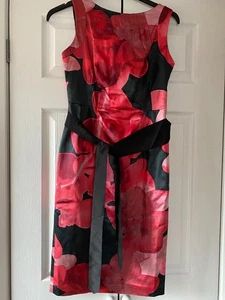 Coast Ladies dress size 10 Pink/Black Excellent Condition - Picture 1 of 6