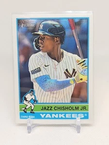 2025 Topps Heritage Chrome #33 Jazz Chisholm Jr., New York Yankees - Imagen 1 de 3