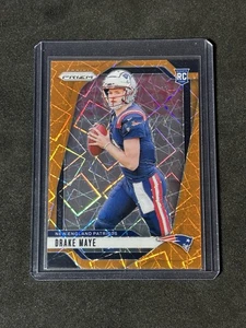 2024 Panini Prizm - Drake Maye #329 Rookies Orange Lazer Prizm (RC) - Picture 1 of 2