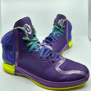 adidas D Rose 4 Mitternacht Skyline Herren Größe 12 lila grün Basketballschuhe - Bild 1 von 9