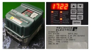 Reliance Electric GV3000 3V4160 3HP VER.6.01 AC Inverter 460VAC Tested Good - Picture 1 of 15