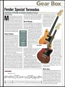 Guitarra The Fender Special Toronado + Carvin Cobalt revisión artículo de verificación de sonido - Imagen 1 de 4