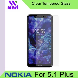 Clear Tempered Glass Screen Protector for Nokia 5.1 Plus - Picture 1 of 1