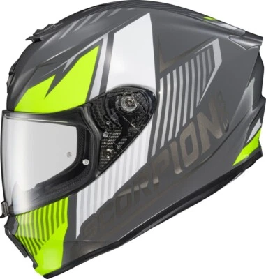 NUEVO CASCO COMPLETO SCORPION EXO-R330 HAWKER HI-VIZ LG / 75-3251L Foto 1 de 2