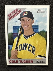 Cole Tucker #22 2015 Topps Heritage edición de ligas menores cantidad novato/prospecto - Imagen 1 de 2