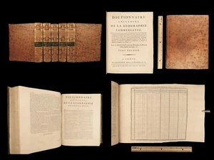 1798 ECONOMICS Peuchet Encyclopedia of COMMERCE Colonialism Morellet HUGE 5v SET - Picture 1 of 24
