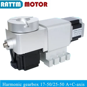 A+C Axis CNC 4th Fourth Axis Dividing head Rotary Harmonic gearbox For Metal - Picture 1 of 11