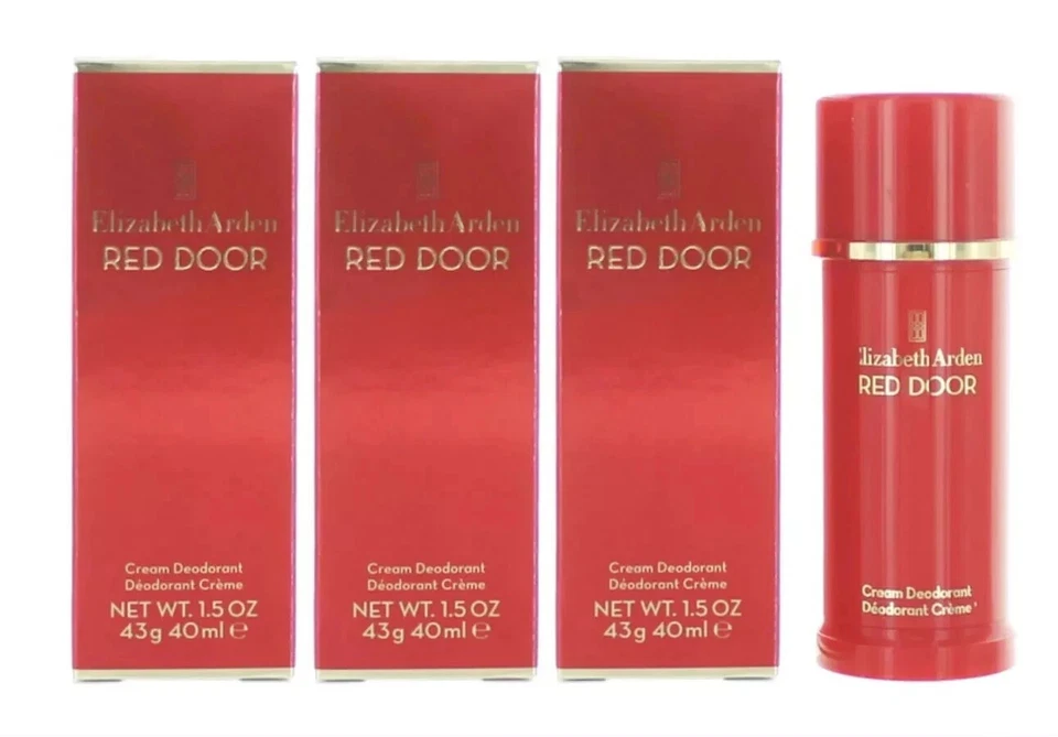 Pacote com 3 - Red Door Women por Elizabeth Arden creme desodorante 1,5 oz - Imagem 1 de 1