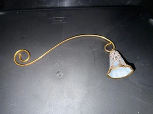 Enamel Candle Snuffer Ornate Gold Tone Handle Pre Owned B - Picture 1 of 3