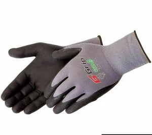 24 PAIRS Work Gloves Liberty G-Grip Foam Nitrile Micro Foam-Palm Coated F4600 - Picture 1 of 13