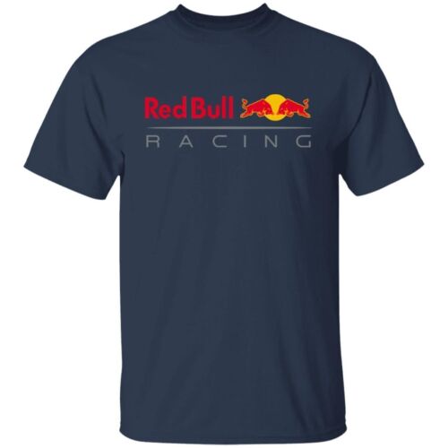 red bull racing merch red bull racing large logo t-shirt white unisex t-shirt