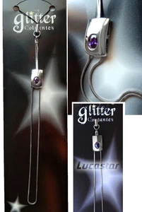 Colgante de mano para movil Glitter Piedra LILA - Imagen 1 de 1