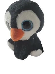 DOLLIBU Sparkling Big Eyes Penguin 6 inch Super Soft Plush NWT - Picture 1 of 6