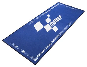Alfombra/alfombra de piso/alfombra MotoGP BLUE Bike-It Pro garaje motocicleta motocicleta - Imagen 1 de 1