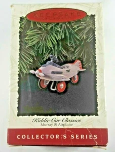 Vintage 1996 Hallmark Christmas Ornament 1941 Murray Flugzeug Kiddie Car #3  - Bild 1 von 7