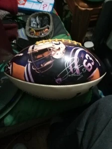 Jeff Saturday Limited Edition NFL Football Fotoball Indianapolis Colts Blood... - Picture 1 of 2