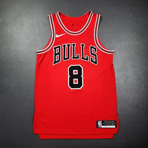 100% Authentic Zach Lavine Nike Bulls Icon Edition Jersey Size 44 M Mens Cover