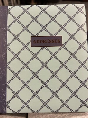 C R Gibson  Ocean Depth Telehone And Address Book With Refillable Pages New. - Image 1 of 3