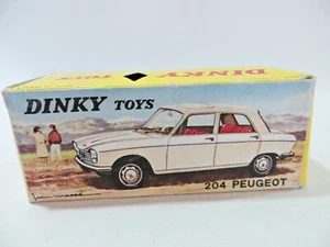 DINKY 510 'PEUGEOT 204'. ORIGINAL, VINTAGE BOX ONLY. GOOD. COMPLETE. - Picture 1 of 8