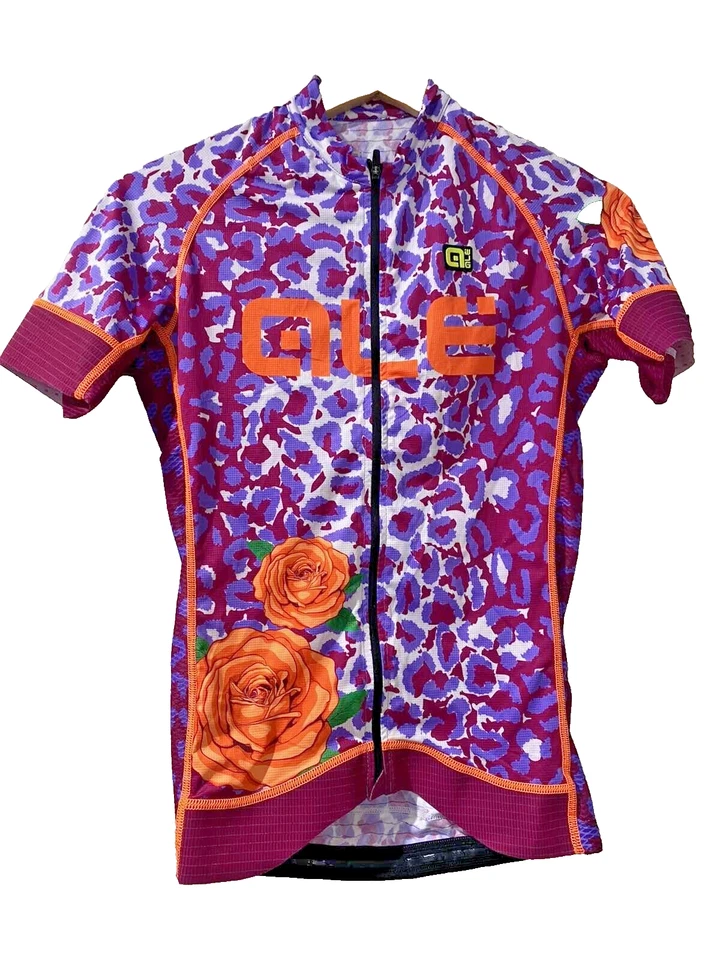 Camiseta deportiva de ciclismo Alé Bouquet para mujer multicolor talla S hecha en Italia Foto 1 de 4