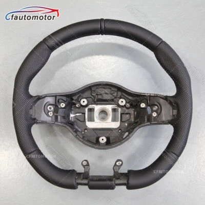 Полностью черный кожаный руль подходит для Mercedes-Benz GLE S63 G550 G63 AMG 2018+ - Изображение 1 из 4